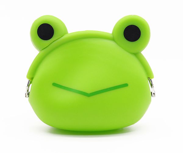 硅膠零錢袋，青蛙硅膠錢包，學生硅膠錢袋
